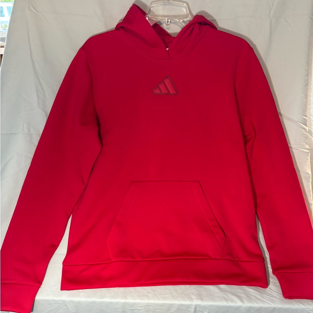 Adidas Youth Bold Red Sweatshirt Boys XL 18/20 like new